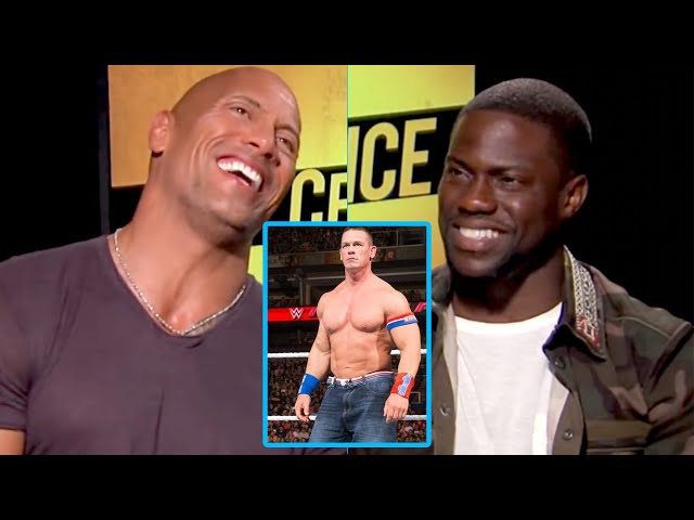 The Rock And Kevin Hart Make Fun Of John Cena's Jorts