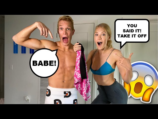 If You Say “BABE” You Have to REMOVE A LAYER OF CLOTHING! *CHALLENGE*