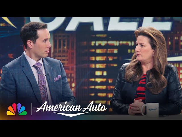 Katherine and Wesley Crash and Burn During a TV Interview | American Auto | NBC