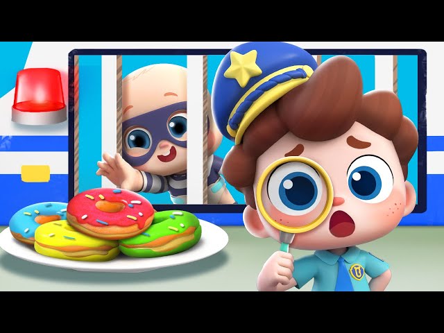 Who Took the Donut | Police Chase | Nursery Rhymes & Kids Songs | BabyBus