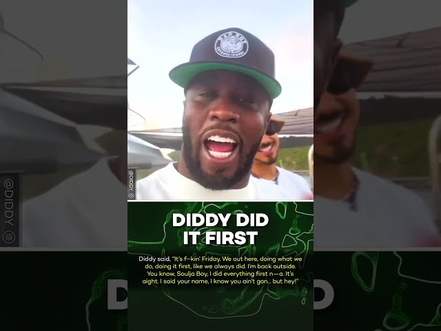 Diddy Mocks Soulja Boy In New Year Message! #shorts