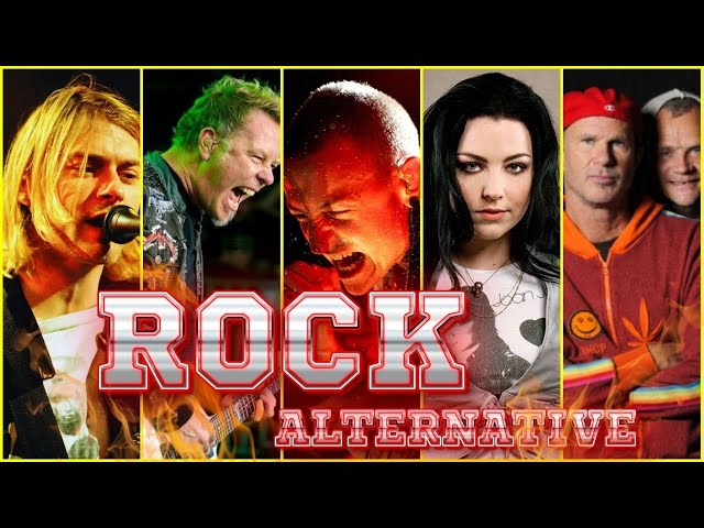 Alternative rock 2000 hits playlist ⚡⚡ Nickelback, RHCP, Creed, Linkin Park, Green Day, Evanescence