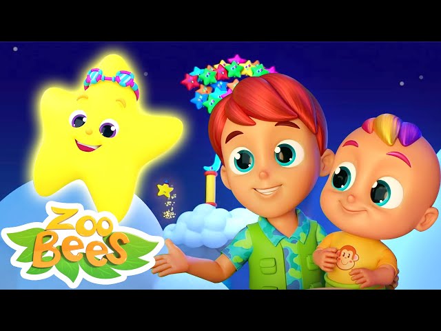 Twinkle Twinkle Little Star | Nursery Rhymes with Zoobees | Songs For Babies and Kids