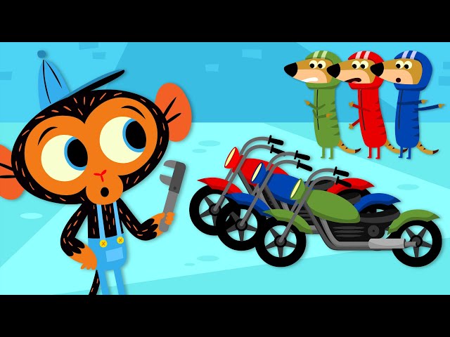 The Three Meerkats Have a BIG Motorcycle Problem