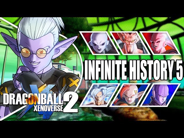 THE POWER TO ALTER HISTORY!!! Dragon Ball Xenoverse 2 Infinite History Saga Walkthrough Part 5