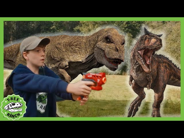 T-Rex Dinosaurs & Dinomaster Are Back! Epic Dinosaur Adventure! | T-Rex Ranch Dinosaur Videos