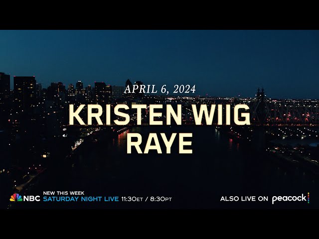 Kristen Wiig Is Hosting SNL!