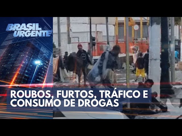 Polícia faz operação contra o tráfico de drogas no centro de São Paulo