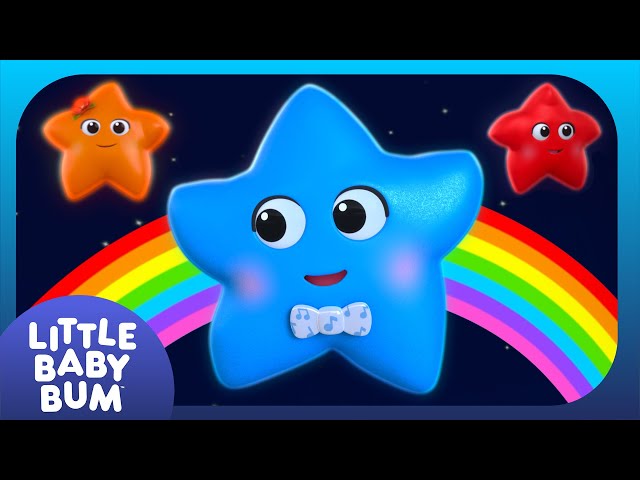 Rainbow Sleepy Stars 🌙✨ Short Bedtime Video |  Relaxing Animation with Music for Sleep