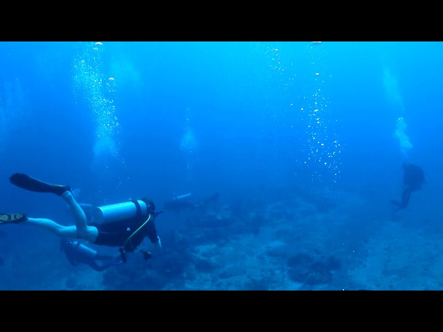 Scuba diving outside Gili Air, Bali - Indonesia