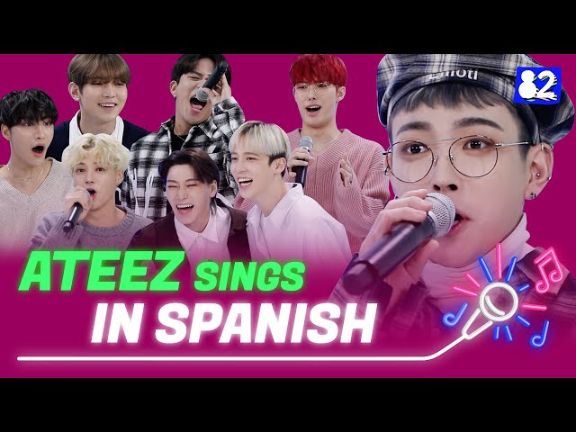 ATEEZ sings "Wonderland" in Spanish | Try-lingual Live 에이티즈