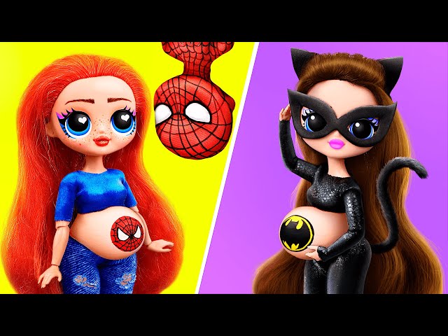 31 Baby Doll Hacks and Crafts / Superheroes and Their Kids DIYs
