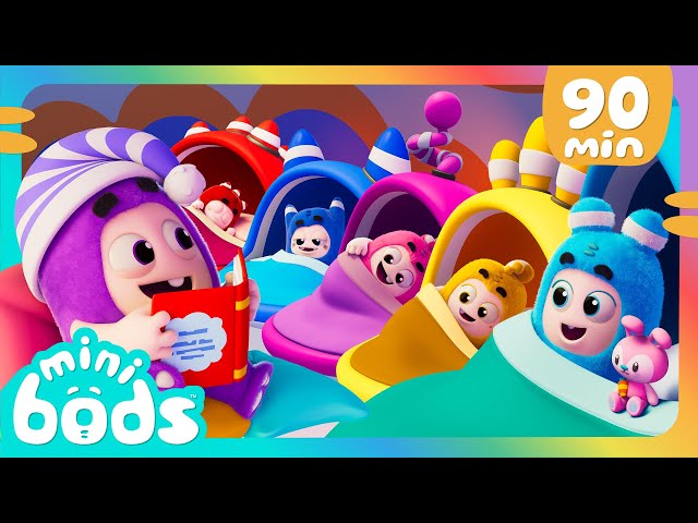 Bedtime Stories with Jeff 💤 | 🌈 Minibods 🌈 | Preschool Cartoons for Toddlers
