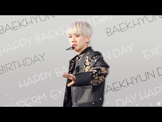 엑소 백현, 'HAPPY BIRTHDAY BAEKHYUN OF EXO' MAY 06 #HAPPYBAEKHYUNDAY [NewsenTV]