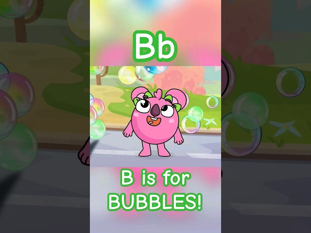 B is for Bubbles! Learn ABC with Baby Cars #babycars #abc #bubbles