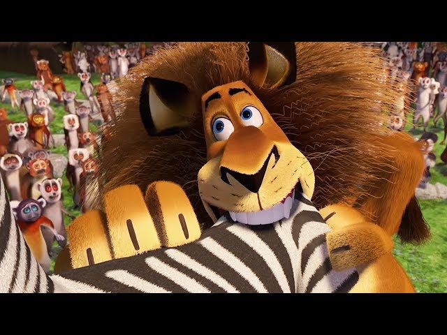 Dreamworks Madagascar | Alex Goes Crazy Scene - Movie Clip | Madagascar | Kids Movies
