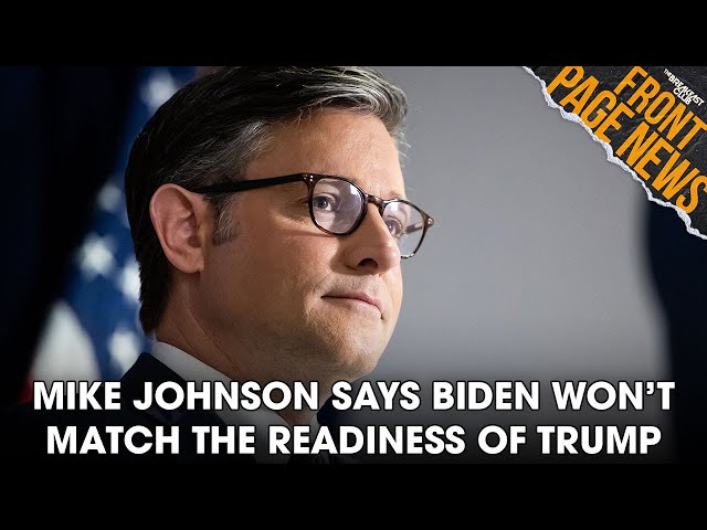 Mike Johnson Says Biden Won’t Match Readiness Of Trump, Bronny James Goes Unselected In 1st Round