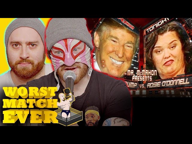 Donald Trump vs. Rosie O'Donnell (WWE Raw Jan 2007) | Worst Match Ever?!