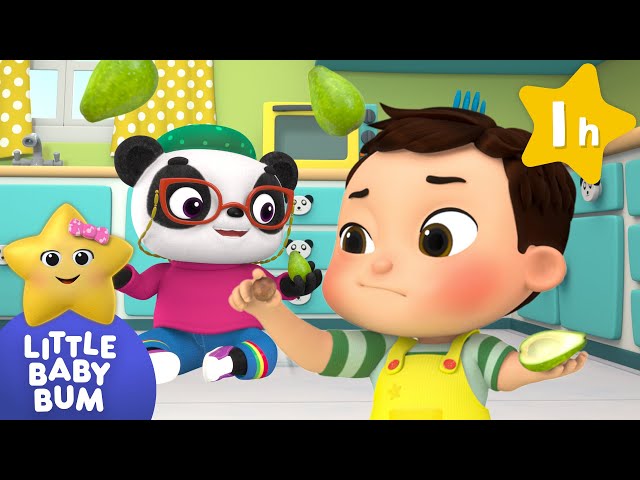 Avocado Song - Building Healthy Habits ⭐  Little Baby Bum Nursery Rhymes - One Hour Baby Song Mix