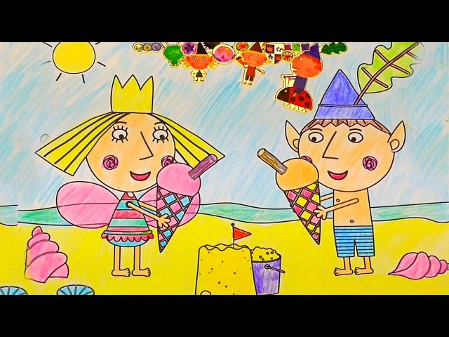 Ben and Holly's Little Kingdom kids toys new coloring Ben and Holly