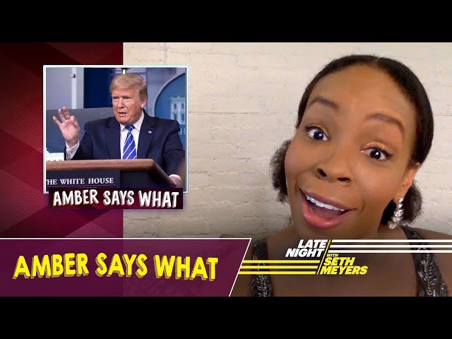 Amber Says What: Stanley Tucci’s Cocktails, Trump’s Cleaning Products Comments