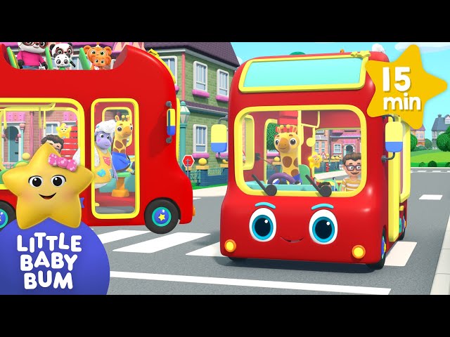 Wheels on the bus ⭐ Cute Baby Songs