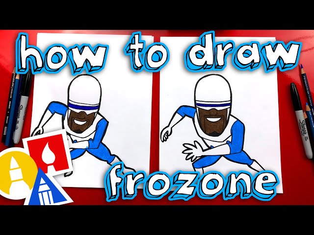 How To Draw Frozone From Incredibles 2