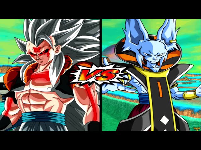 Goku Ultra Instinct and Vegeta Ultra Ego vs Beerus and Whis | Gogeta vs Wheeru【DBS: BT AW vs AF】