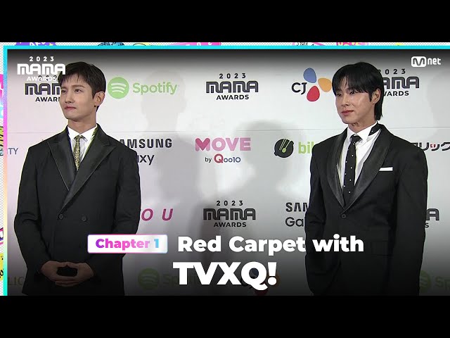 [#2023MAMA] Red Carpet with TVXQ! (동방신기) | Mnet 231128 방송