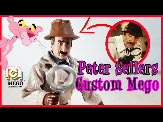 The Pink Panther - Peter Sellers-  Custom Mego Inspector Clouseau 8 inch action figure