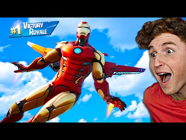 Playing As IRON MAN In Fortnite.. (LIVE)