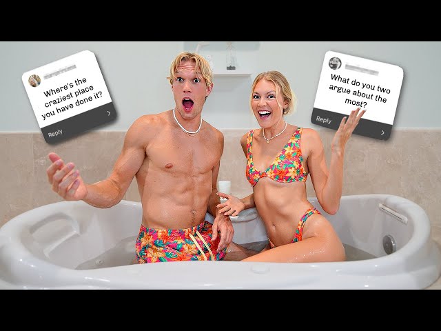 SPICY LATE NIGHT Q&A IN THE TUB!