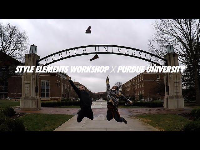 Style Elements Workshop X Purdue University | Vlog #07