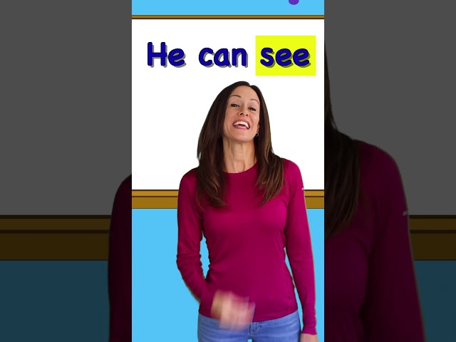 Learn English Words | He Can See | Learn to Read | Learn Sight Words with Patty Shukla #short