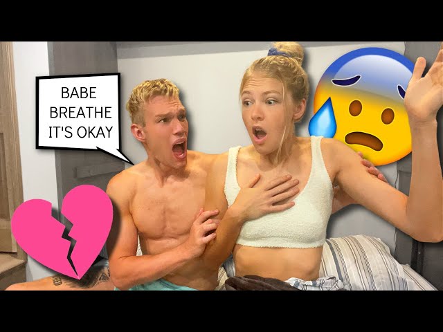 PANIC ATTACK prank on Boyfriend *TURNED INTO A REAL ONE...*