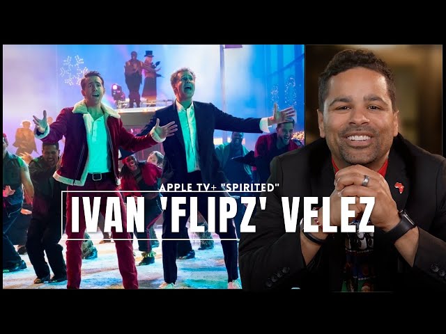 Ivan 'Flipz' Velez Reacting to His Dancing in "SPIRITED" Musical | Apple TV+