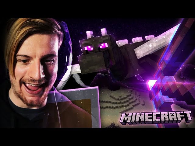 TAKING DOWN THE ENDER DRAGON. | Minecraft ENDING (But it glitched)