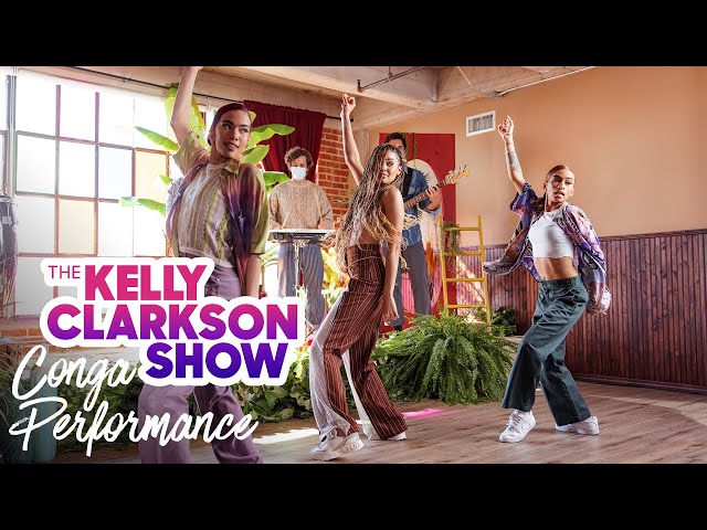 Leslie Grace Conga Live on The Kelly Clarkson Show