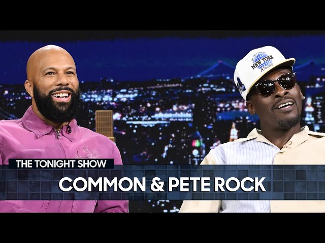 Common and Pete Rock Talk The Auditorium Vol. 1 and Rock's Massive Record Collection | Tonight Show
