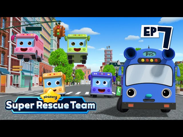 Five Little Naughty Buses | S1 EP07 | Pinkfong Super Rescue Team - Kids Songs & Cartoons