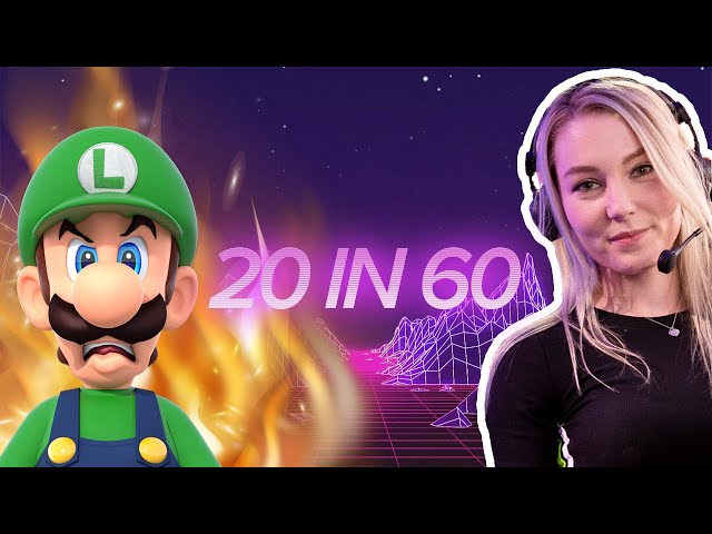 STPeach Thinks Luigi Is The Best Video Game Villain? | 20 In 60