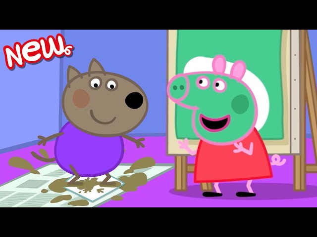 Peppa Pig Tales 🐷 Peppa Turns Green For Arts And Crafts Day! 🐷 Peppa Pig Episodes