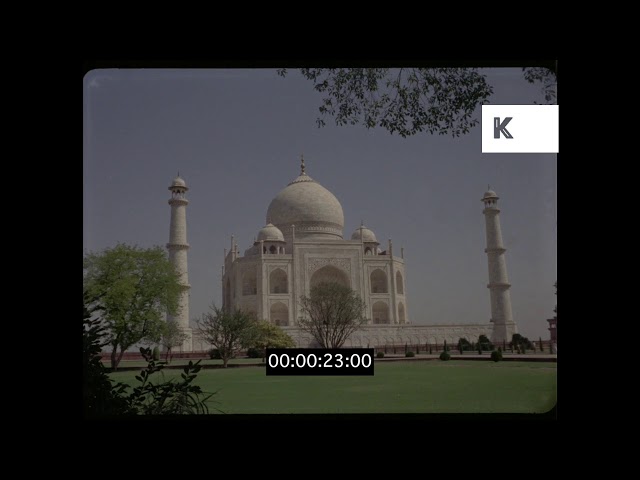 Taj Mahal, 1980s India, HD from 35mm
