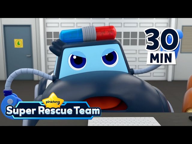 [ROGER Special 🚓] Our brave Roger the Police Car!｜Pinkfong Super Rescue Team - Kids Songs & Cartoons