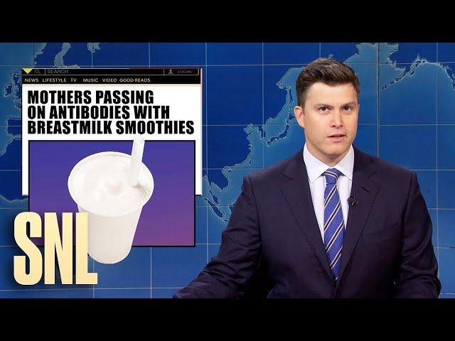 Weekend Update: Football Team Wins 106-0 and Vaccine Smoothie - SNL