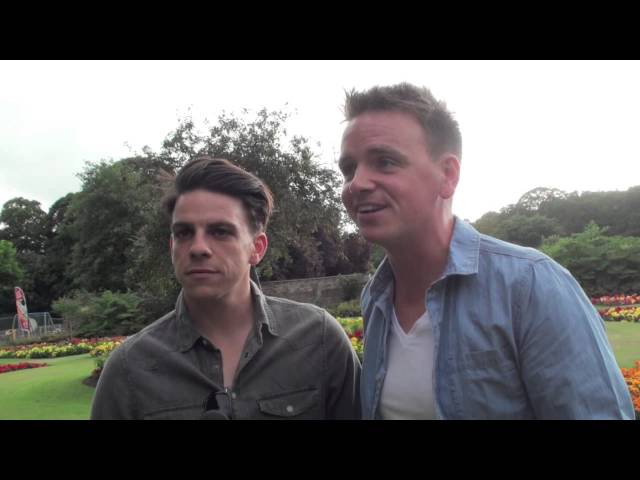 The Dunwells in interview at Bingley Music Live 2013