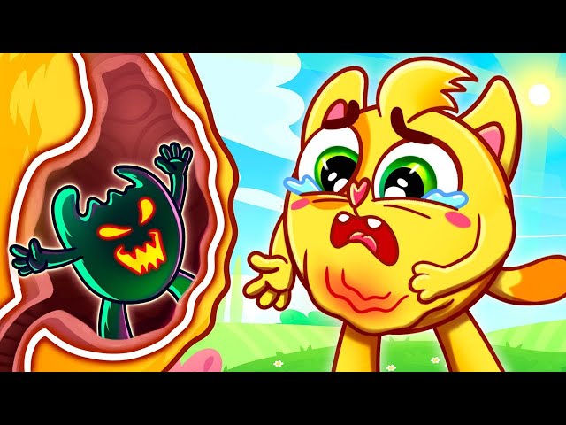 Monster In My Tummy Song 😥 | Funny Kids Songs 😻🐨🐰🦁 And Nursery Rhymes by Baby Zoo