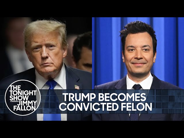 Trump Becomes Convicted Felon, Claims He's "Okay" with Going to Jail | The Tonight Show