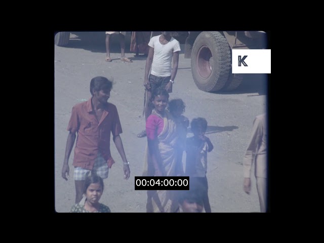 1985 Bombay Markets, Busy Streets, India from 35mm