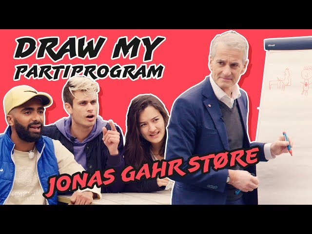 Draw My Political Program - Jonas Gahr Støre